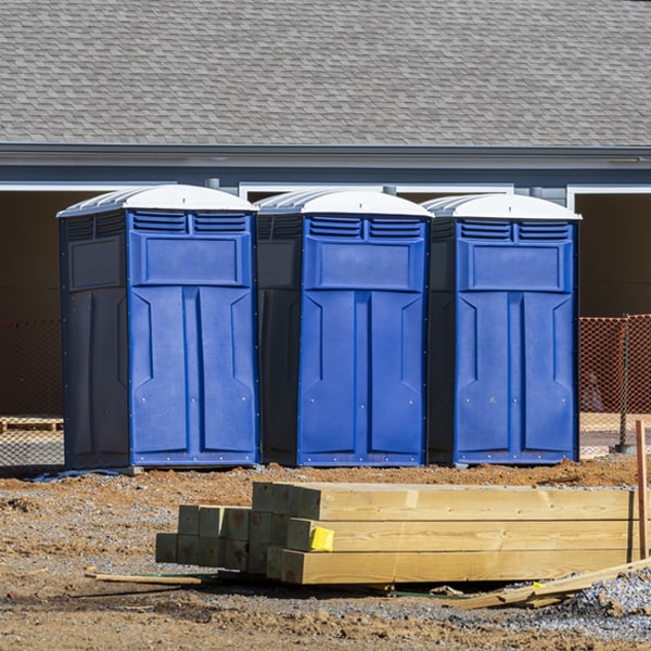 what is the cost difference between standard and deluxe portable toilet rentals in Walker South Dakota